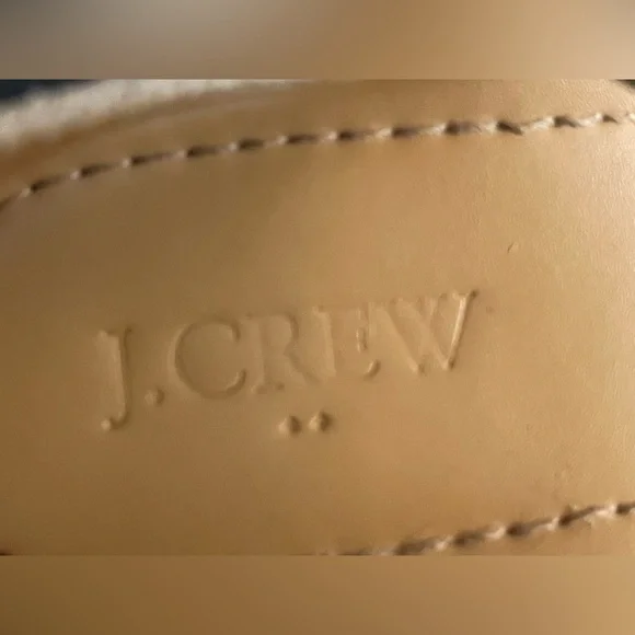 Women’s J CREW Strappy Canvas Espadrille Wedges Size 10 Beige Taupe Tan NWOT - Picture 5 of 8